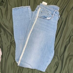 Levi Jeans with sparkly white stripe!